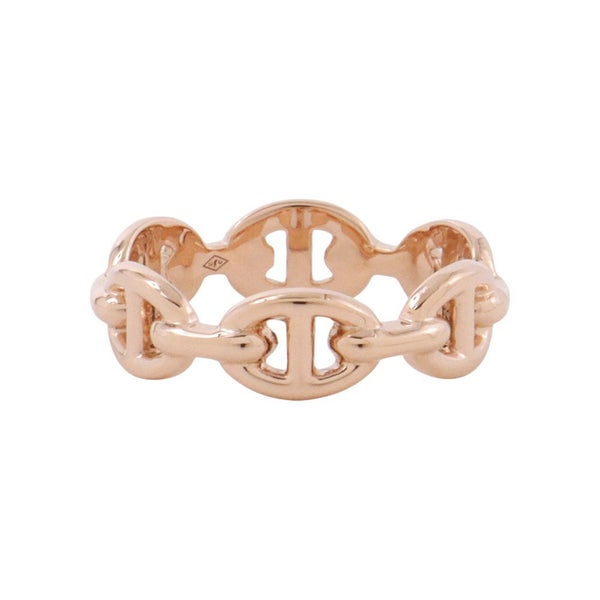 エルメス リング シェーヌダンクル アンシェネPM Enchainee K18PGピンクゴールド リングサイズ52 HERMES ジュエリー