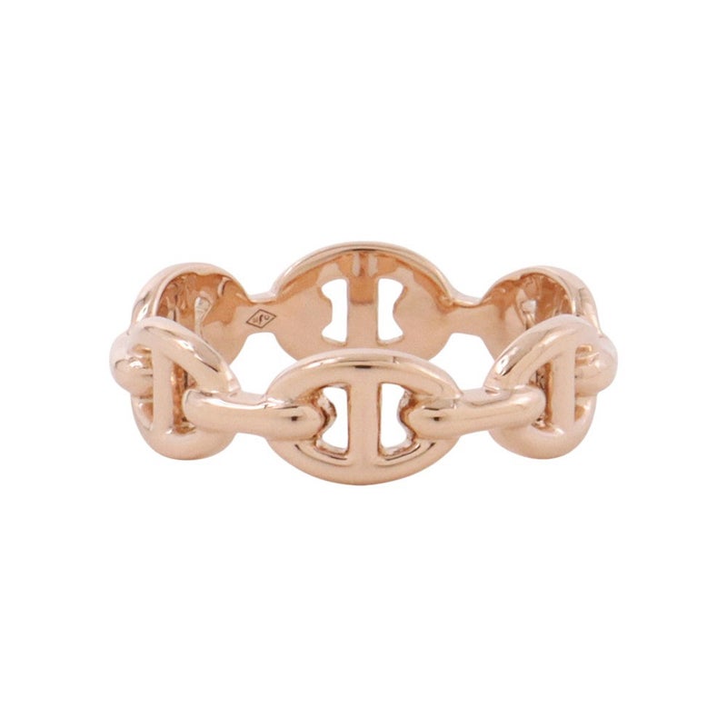 エルメス リング シェーヌダンクル アンシェネPM Enchainee K18PGピンクゴールド リングサイズ52 HERMES ジュエリー