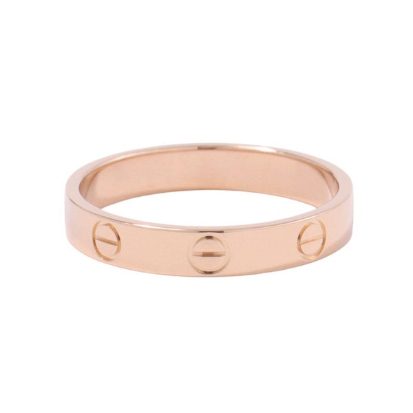 カルティエ リング ミニ ラブリング K18PGピンクゴールド スモールモデル SM リングサイズ57 B4085200 Cartier 指輪