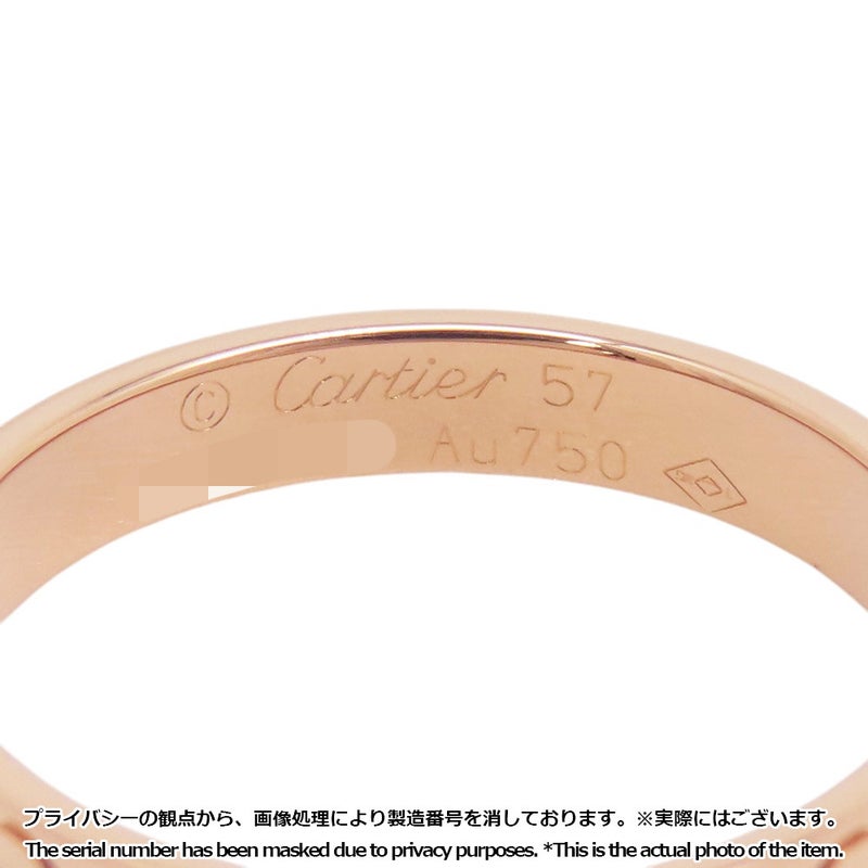 カルティエ リング ミニ ラブリング K18PGピンクゴールド スモールモデル SM リングサイズ57 B4085200 Cartier 指輪