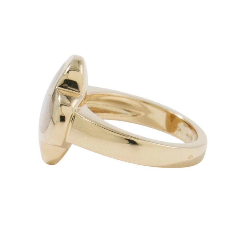 ヴァンクリーフ＆アーペル リング ピュア アルハンブラ リング マザーオブパール K18YG リングサイズ51 VCARA35900