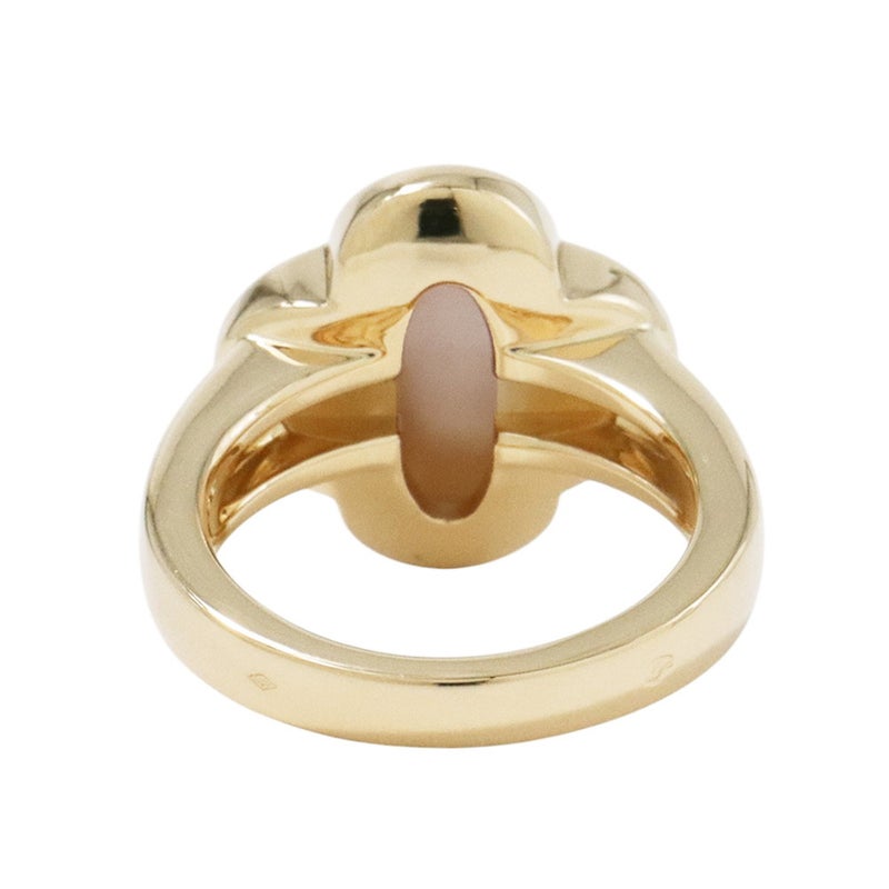 ヴァンクリーフ＆アーペル リング ピュア アルハンブラ リング マザーオブパール K18YG リングサイズ51 VCARA35900