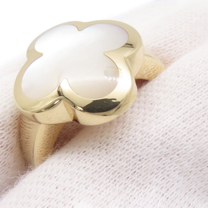 ヴァンクリーフ＆アーペル リング ピュア アルハンブラ リング マザーオブパール K18YG リングサイズ51 VCARA35900