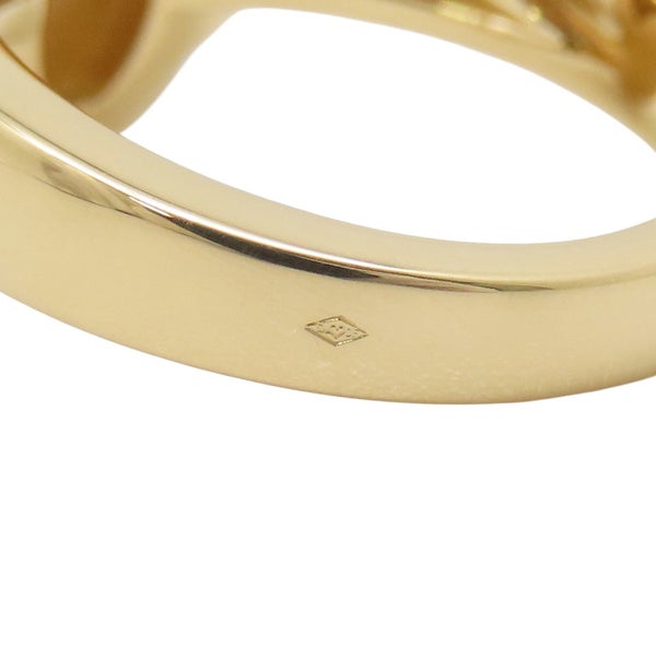 ヴァンクリーフ＆アーペル リング ピュア アルハンブラ リング マザーオブパール K18YG リングサイズ51 VCARA35900