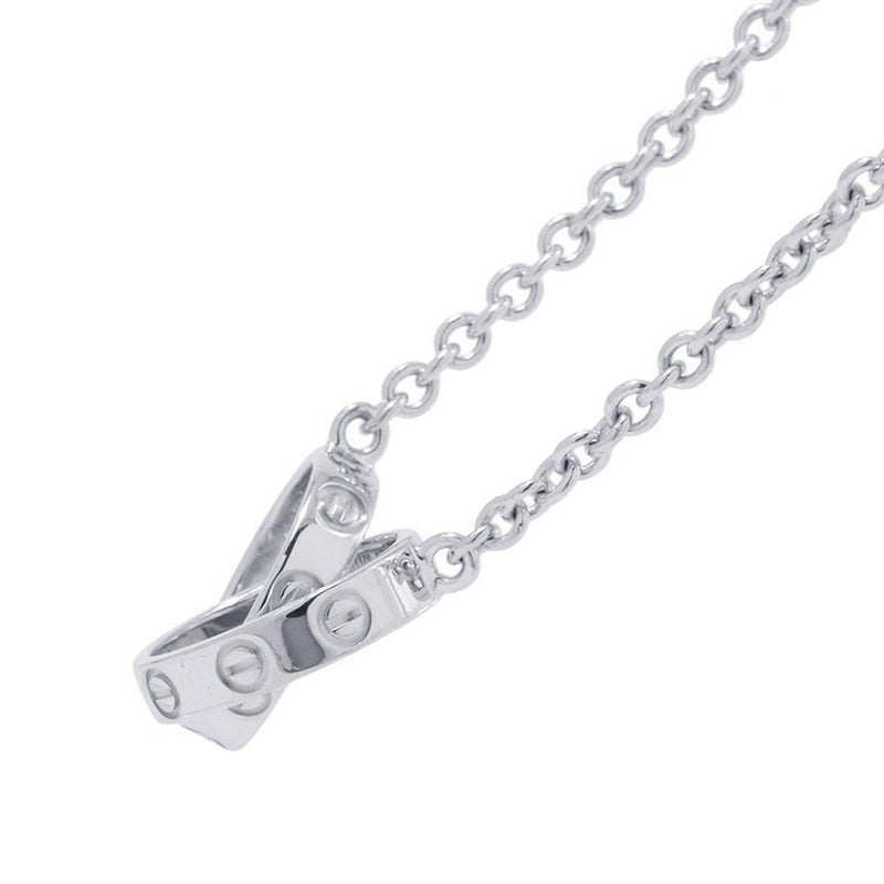 カルティエ ネックレス ベビーラブ LOVE ネックレス K18WGホワイトゴールド B7212500 Cartier ジュエリー
