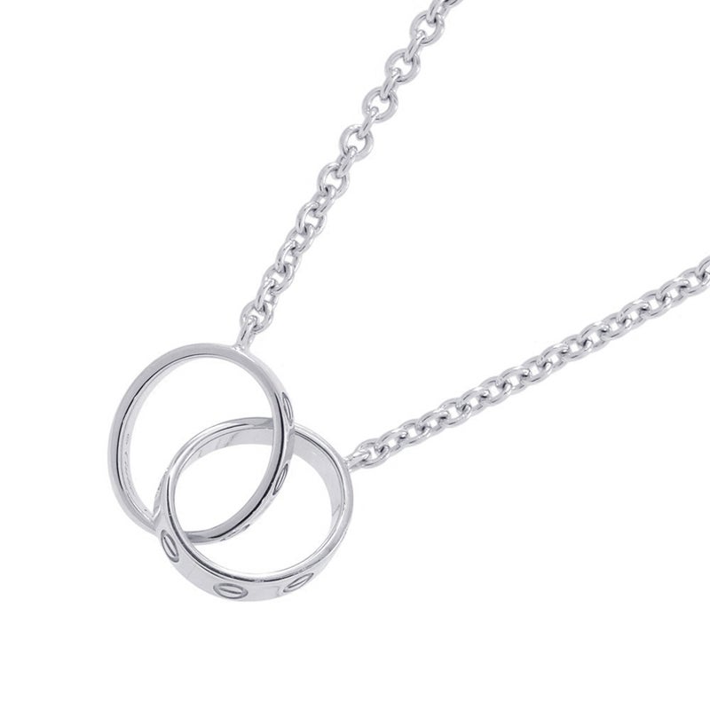 カルティエ ネックレス ベビーラブ LOVE ネックレス K18WGホワイトゴールド B7212500 Cartier ジュエリー