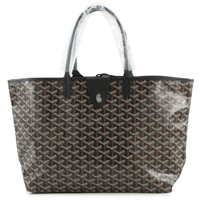 ゴヤール トートバッグ サンルイPM クリップ付き PVC レザー STLCROPMLTY01CL01P GOYARD ポーチ付き 黒