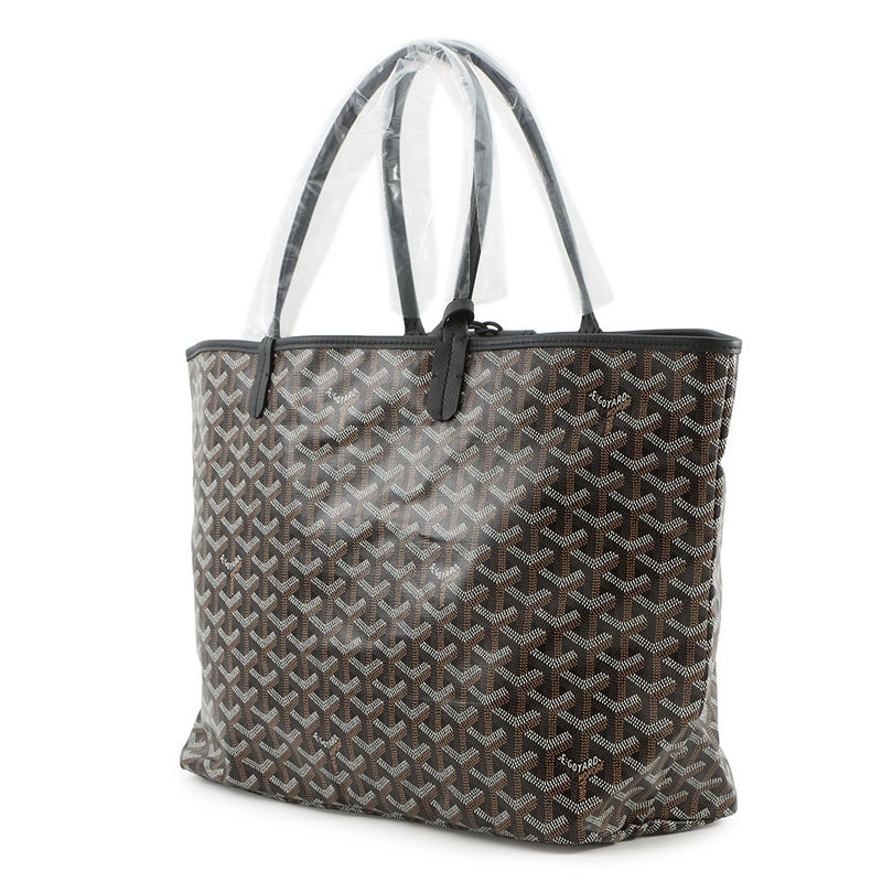 ゴヤール トートバッグ サンルイPM クリップ付き PVC レザー STLCROPMLTY01CL01P GOYARD ポーチ付き 黒