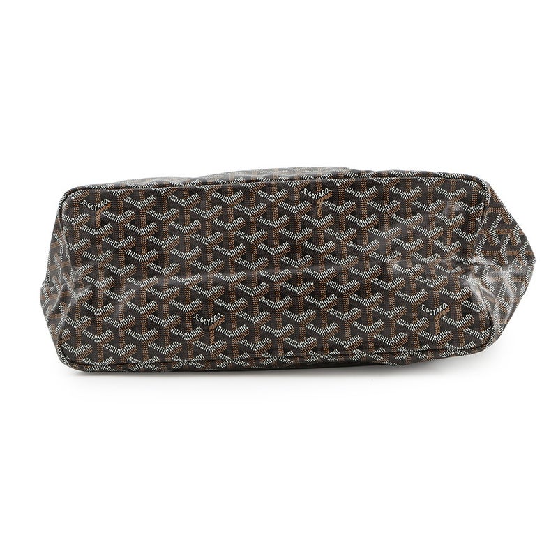 ゴヤール トートバッグ サンルイPM クリップ付き PVC レザー STLCROPMLTY01CL01P GOYARD ポーチ付き 黒