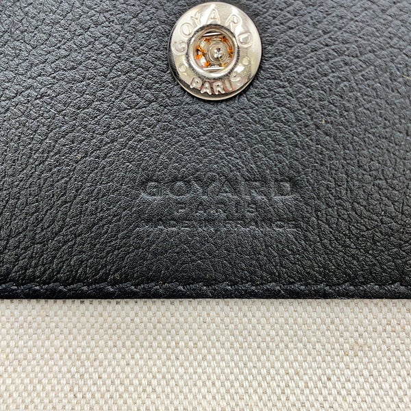 ゴヤール トートバッグ サンルイPM クリップ付き PVC レザー STLCROPMLTY01CL01P GOYARD ポーチ付き 黒