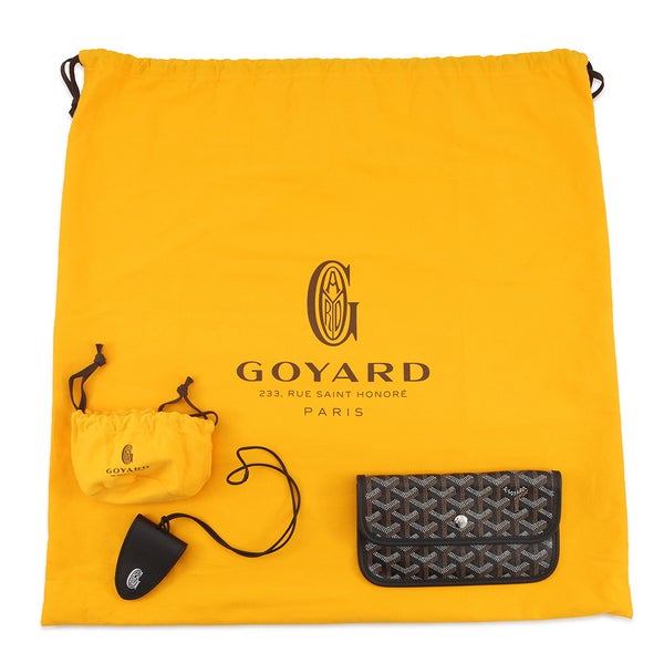 ゴヤール トートバッグ サンルイPM クリップ付き PVC レザー STLCROPMLTY01CL01P GOYARD ポーチ付き 黒