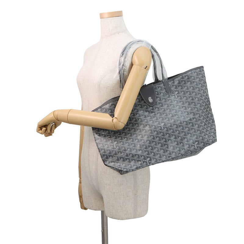 ゴヤール トートバッグ サンルイPM クリップ付 PVC/レザー STLCROPMLTY51CL51P GOYARD ポーチ付き