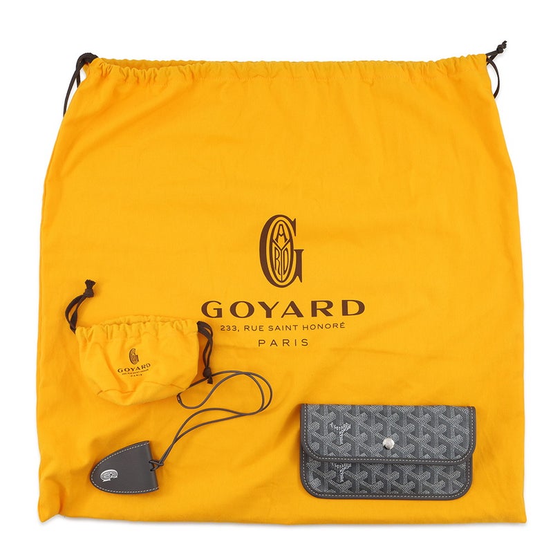 ゴヤール トートバッグ サンルイPM クリップ付 PVC/レザー STLCROPMLTY51CL51P GOYARD ポーチ付き