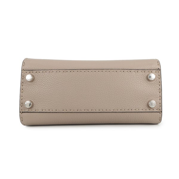 フェンディ ハンドバッグ ミニ ピーカブー セレリア レザー パイソン 8BN244 FENDI バッグ 2WAYショルダーバッグ