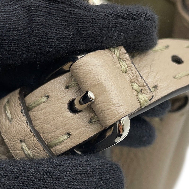 フェンディ ハンドバッグ ミニ ピーカブー セレリア レザー パイソン 8BN244 FENDI バッグ 2WAYショルダーバッグ