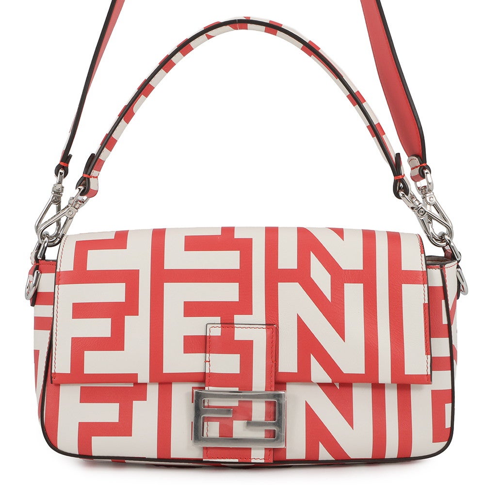 フェンディ ハンドバッグ バゲット レザー 8BR600 FENDI マーク
