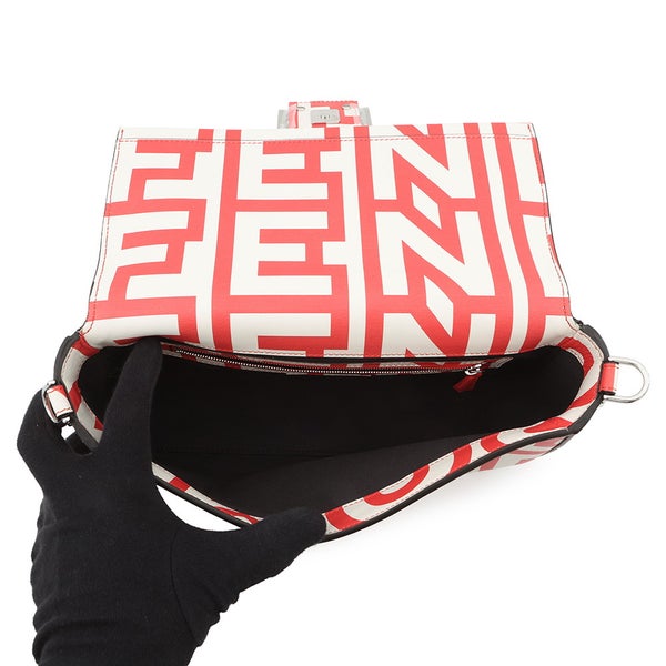 フェンディ ハンドバッグ バゲット レザー 8BR600 FENDI マークジェイコブスコラボ バッグ ワンショルダー 2way