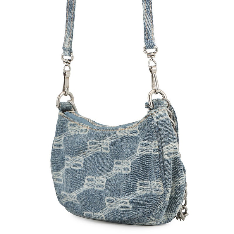 バレンシアガ ショルダーバッグ ルカゴール ミニ デニム 695814 BALENCIAGA 2way