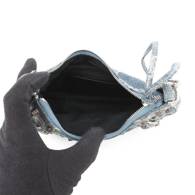 バレンシアガ ショルダーバッグ ルカゴール ミニ デニム 695814 BALENCIAGA 2way