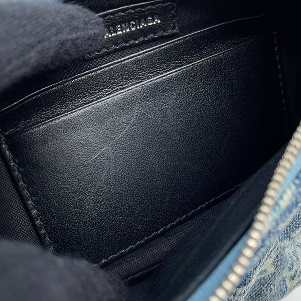 バレンシアガ ショルダーバッグ ルカゴール ミニ デニム 695814 BALENCIAGA 2way