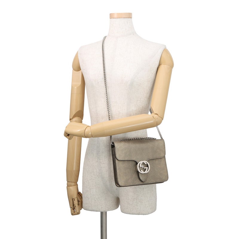 グッチ チェーンショルダーバッグ インターロッキングG 337609 GUCCI バッグ