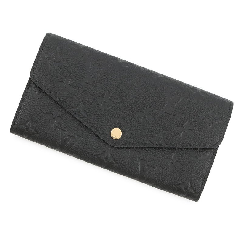 ルイヴィトン 長財布 モノグラム・アンプラント ポルトフォイユ・サラ M82257 LOUIS VUITTON 黒 ブラック