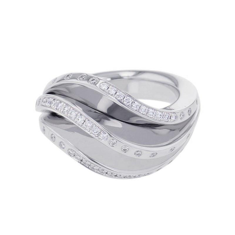 カルティエ リング ヌーベルバーグ ダイヤモンド K18WGホワイトゴールド サイズ53 Cartier 指輪