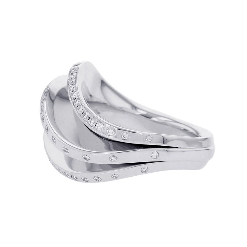 カルティエ リング ヌーベルバーグ ダイヤモンド K18WGホワイトゴールド サイズ53 Cartier 指輪