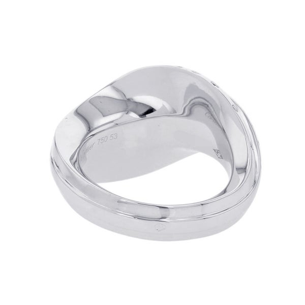 カルティエ リング ヌーベルバーグ ダイヤモンド K18WGホワイトゴールド サイズ53 Cartier 指輪