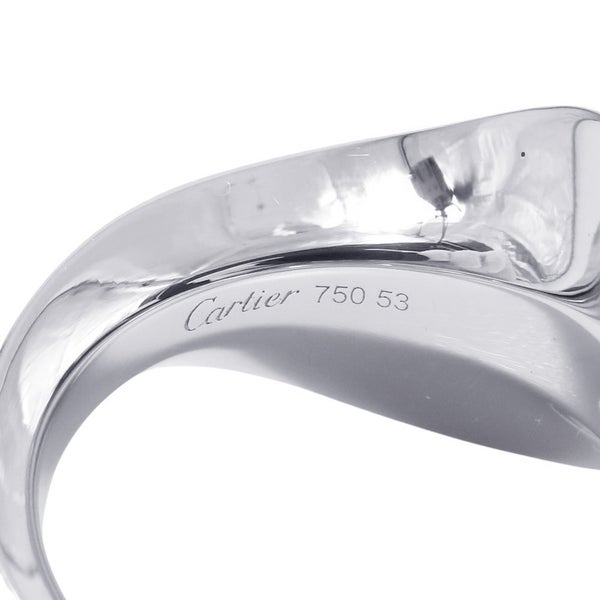 カルティエ リング ヌーベルバーグ ダイヤモンド K18WGホワイトゴールド サイズ53 Cartier 指輪