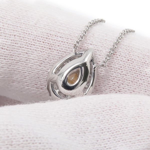 グラフ ネックレス アイコン ペアシェイプ ペンダント ファンシーイエローダイヤ 1P 0.50ct/ダイヤ K18WG/K18YG RGP845 GIA鑑定書付き