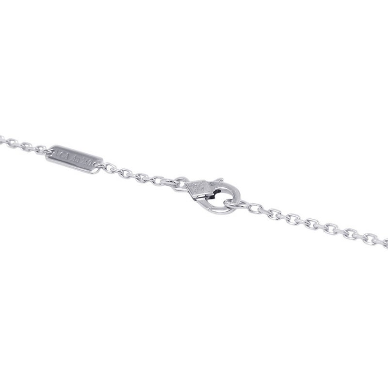 ヴァンクリーフ&アーペル ネックレス フラワーレース ペンダント ダイヤモンド 78P 計2.37ct K18WGホワイトゴールド VCARP05200