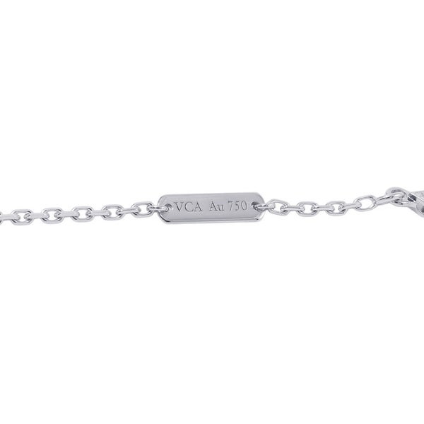 ヴァンクリーフ&アーペル ネックレス フラワーレース ペンダント ダイヤモンド 78P 計2.37ct K18WGホワイトゴールド VCARP05200