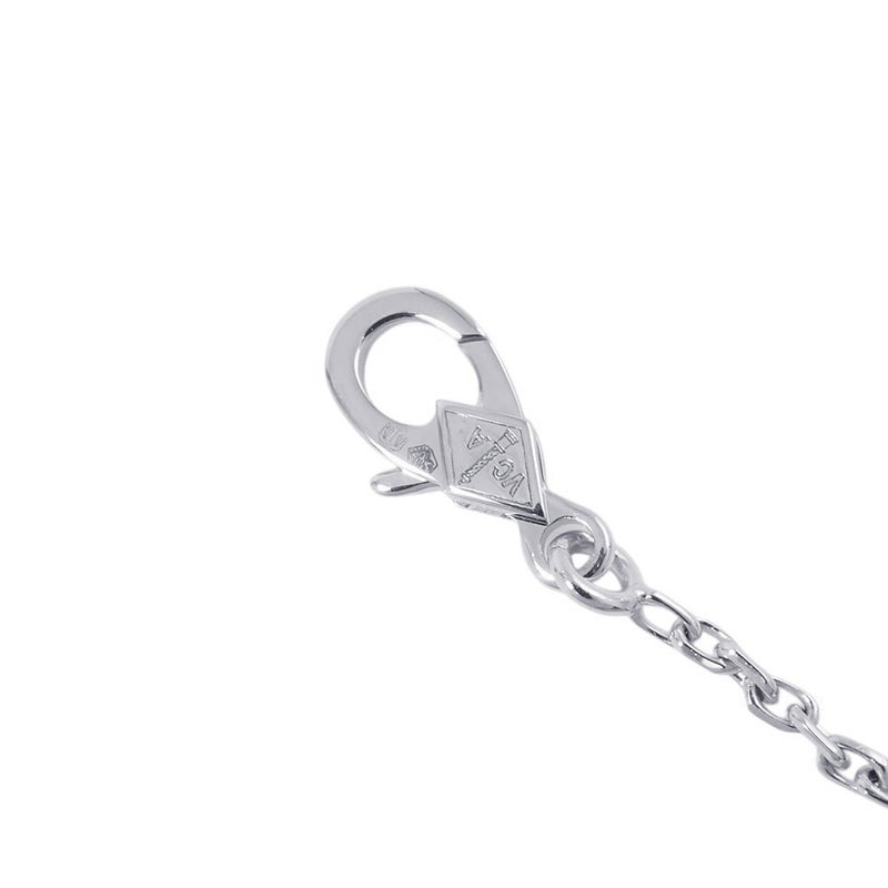 ヴァンクリーフ&アーペル ネックレス フラワーレース ペンダント ダイヤモンド 78P 計2.37ct K18WGホワイトゴールド VCARP05200