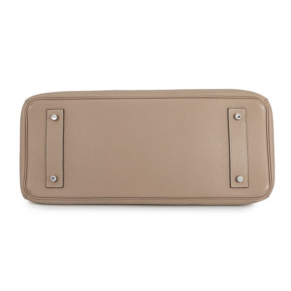 エルメス ショルダーバーキン42 トゥルティエールグレー/シルバー金具 トリヨンクレマンス □M刻印
