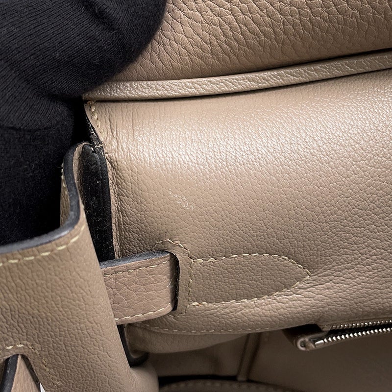 エルメス ショルダーバーキン42 トゥルティエールグレー/シルバー金具 トリヨンクレマンス □M刻印