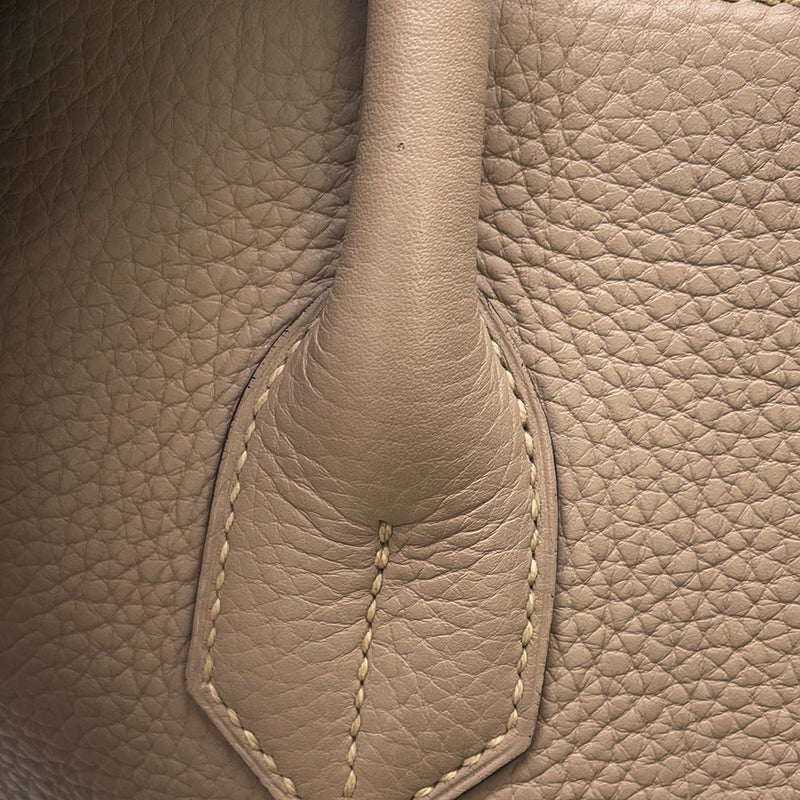 エルメス ショルダーバーキン42 トゥルティエールグレー/シルバー金具 トリヨンクレマンス □M刻印