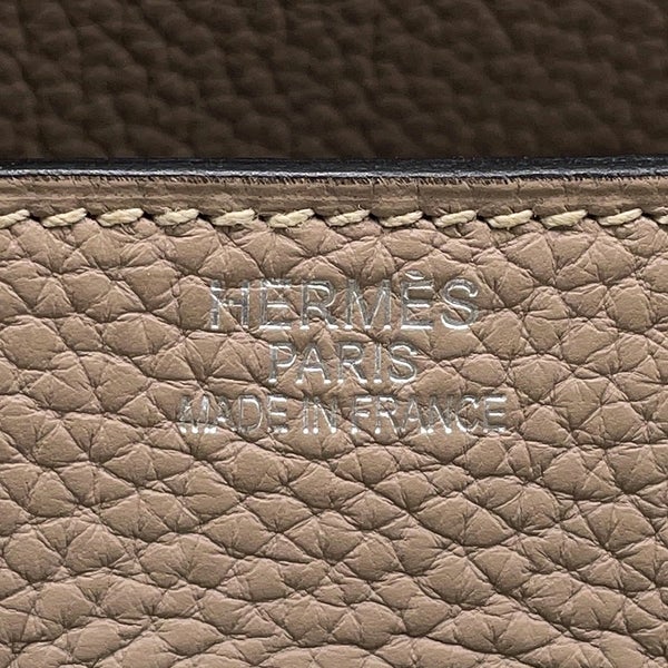 エルメス ショルダーバーキン42 トゥルティエールグレー/シルバー金具 トリヨンクレマンス □M刻印