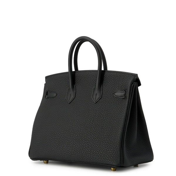 エルメス バーキン25 ブラック/ゴールド金具 トゴ K刻印 HERMES Birkin ハンドバッグ 黒