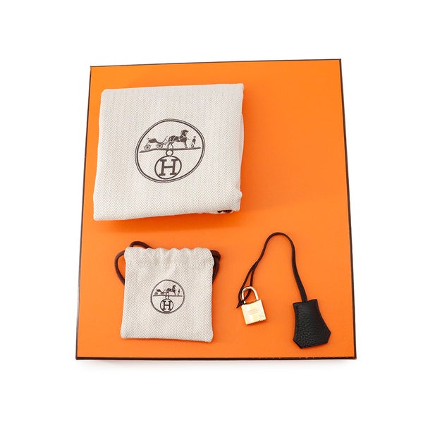 エルメス バーキン25 ブラック/ゴールド金具 トゴ K刻印 HERMES Birkin ハンドバッグ 黒