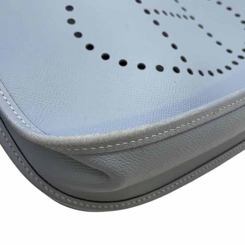 エルメス ショルダーバッグ エブリン3 PM ブルーラン/シルバー金具 エプソン □P刻印 ブルーリン