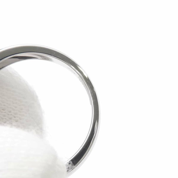 ヴァンクリーフ&アーペル リング ヴィンテージ アルハンブラ リング マザーオブパール ダイヤ 1P 0.05ct K18WG サイズ49 VCARF48900