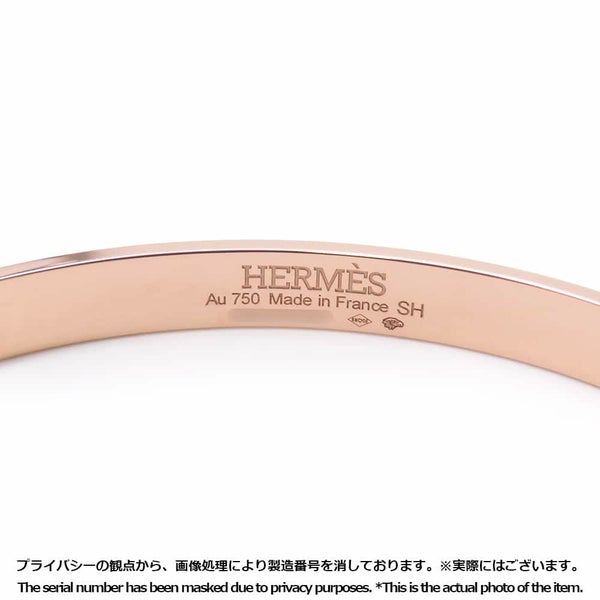 エルメス ブレスレット ケリー ブレスレット PM ダイヤモンド 61P 0.36ct K18PGピンクゴールド サイズSH HERMES バングル ジュエリー