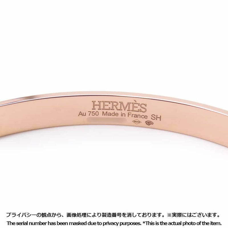 エルメス ブレスレット ケリー ブレスレット PM ダイヤモンド 61P 0.36ct K18PGピンクゴールド サイズSH HERMES バングル ジュエリー