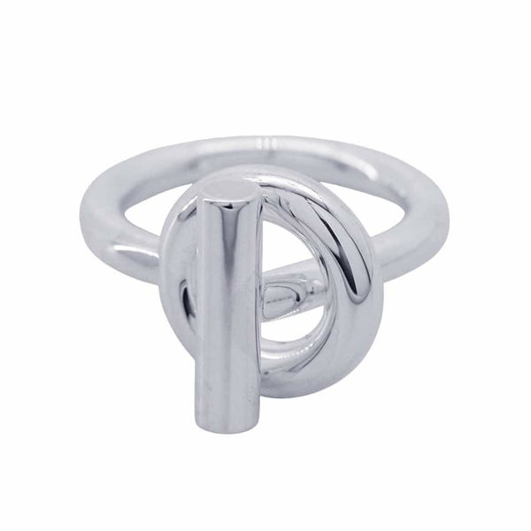 エルメス リング エシャペ SV925シルバー リングサイズ55 HERMES ジュエリー 指輪 Echapee