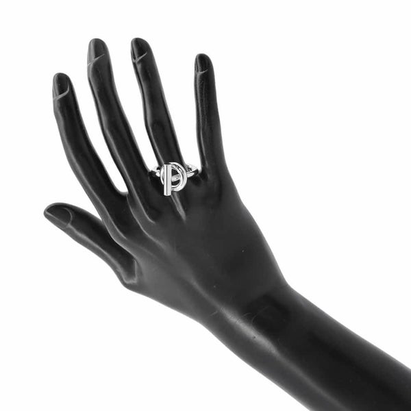 エルメス リング エシャペ SV925シルバー リングサイズ55 HERMES ジュエリー 指輪 Echapee