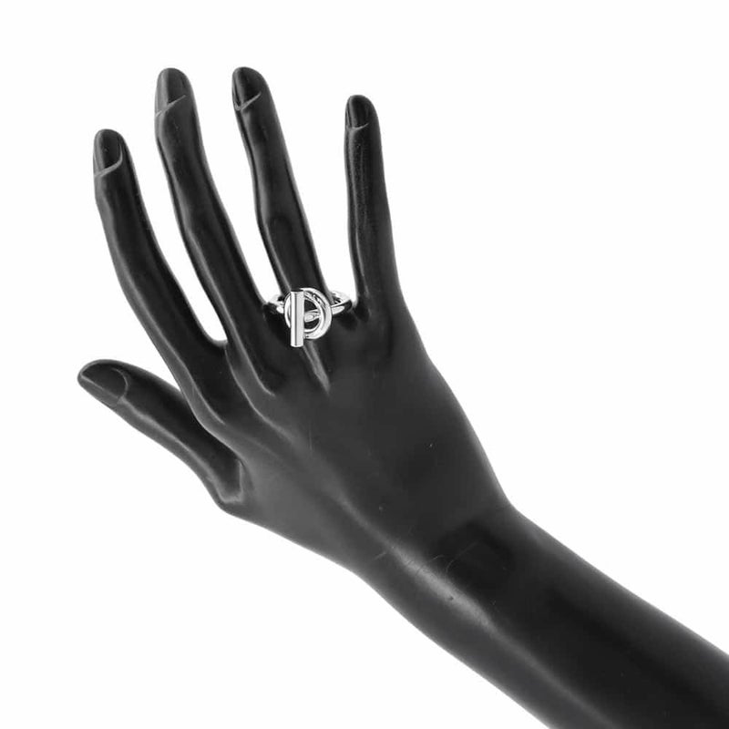 エルメス リング エシャペ SV925シルバー リングサイズ55 HERMES ジュエリー 指輪 Echapee