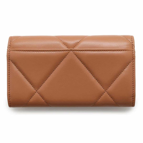 シャネル 二つ折り財布 ココマーク CHANEL19 フラップウォレット ミディアム ラムスキン AP0953 CHANEL
