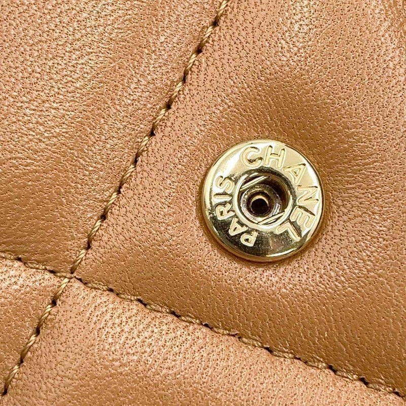 シャネル 二つ折り財布 ココマーク CHANEL19 フラップウォレット ミディアム ラムスキン AP0953 CHANEL