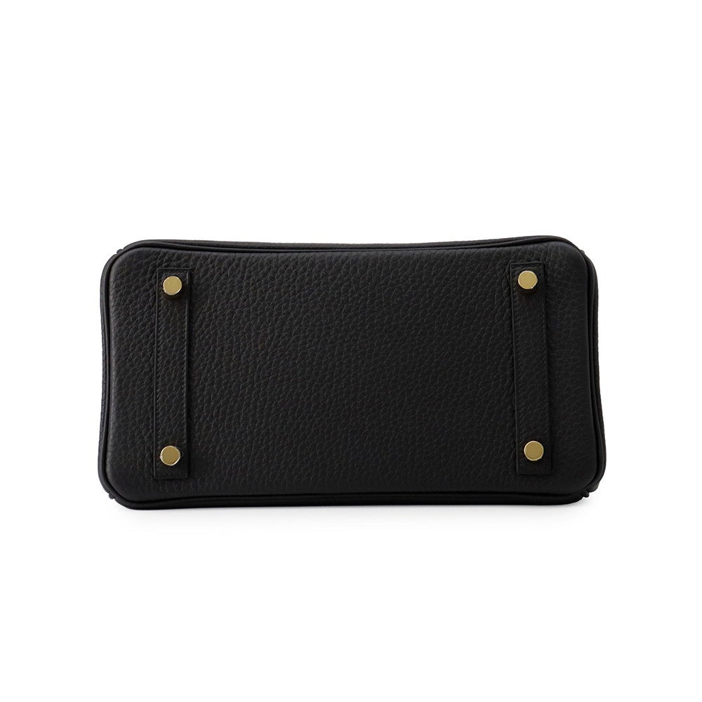 エルメス バーキン25 ブラック/シャンパンゴールド金具 トゴ K刻印